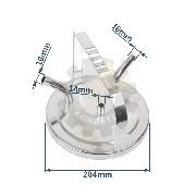 Capac inox pt bidon 30l