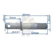 Ax prindere (bolt cadru)