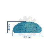 Bloc pentru copite din plastic moale 14mm