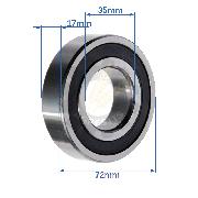 Rulment 6207 2RS ZKL-ZVL