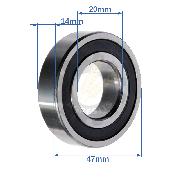 Rulment 6204 2RS WBW