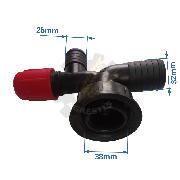 Cot evacuare 32/90 filtru piulita 3/4