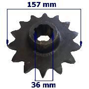 Pinion inferior Z14