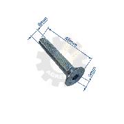 Surub M8x45 locas hexagonal 5