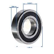 Rulment 6017 2RS ZVL