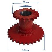 Pinion dublu SIP 12.7/30/18 T40-H/04 73-1061