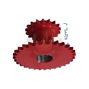 Pinion dublu SIP 12.7/30/18 T40-H/04 73-1061