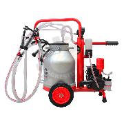 Aparat de muls capre compact cu 2 posturi (ulei, aluminiu, cauciuc)
