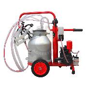 Aparat de muls capre compact cu 2 posturi (ulei, aluminiu, silicon)