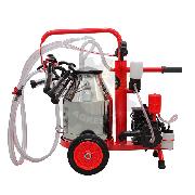Aparat de muls capre compact cu 2 posturi (ulei, inox, cauciuc)