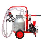 Aparat de muls oi compact cu 2 posturi (ulei, aluminiu, cauciuc)