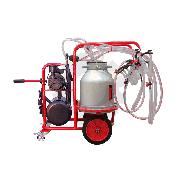 Aparat de muls capre cu 4 posturi 2 bidoane (aluminiu, silicon)