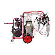 Aparat de muls capre cu 4 posturi (inox, cauciuc)