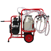 Aparat de muls oi cu 4 posturi 2 bidoane (inox, silicon)